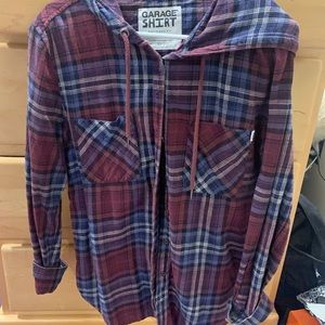 Garage boyfriend fit flannel